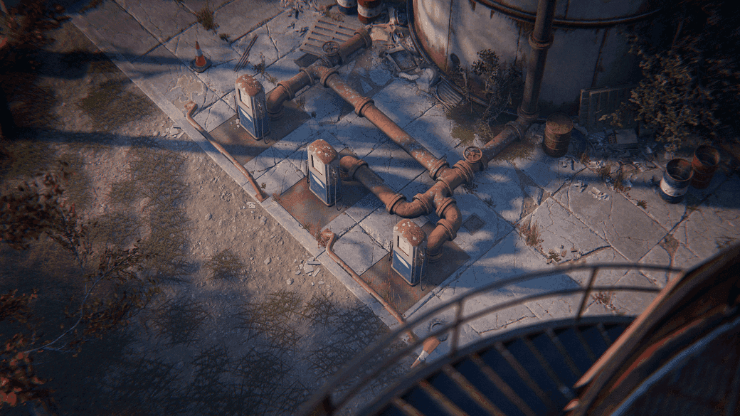 Dome crude oil pumping system in Rust Power Trip