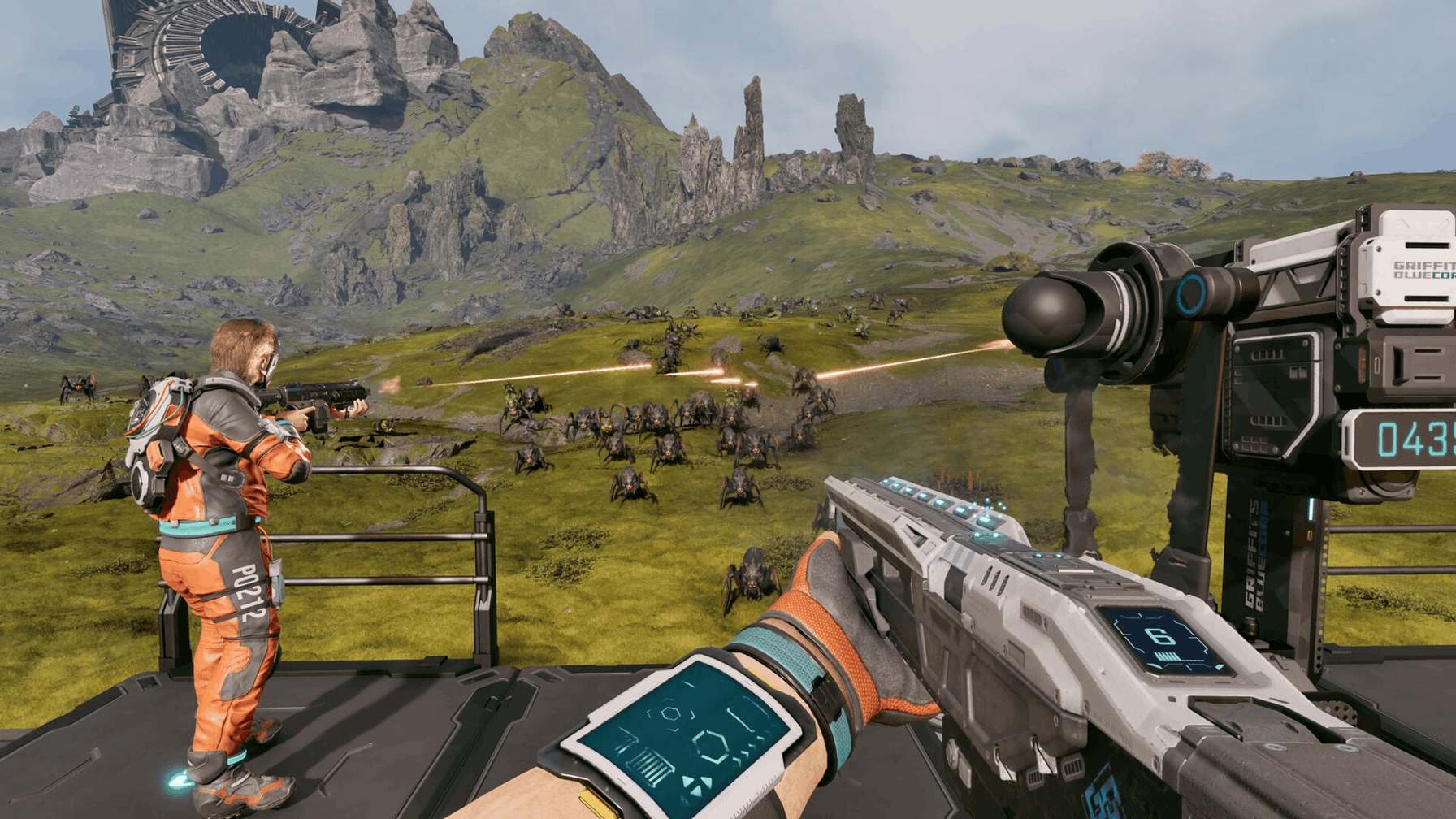 StarRupture combat against Vermin