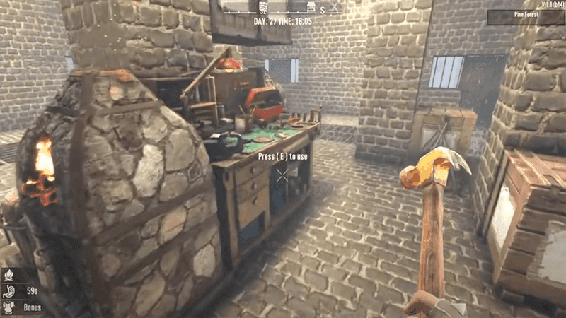 7 Days to Die crafting skills cooking and farming