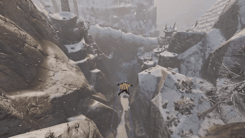 Albaneve Summits snowy peaks and gliding updrafts