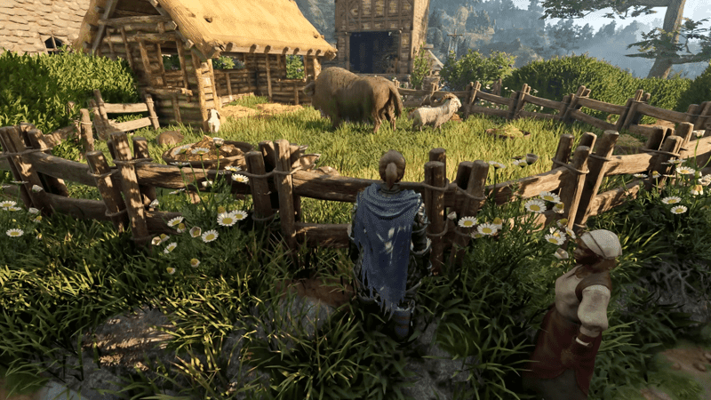 Townsfolk, assistants and pets at a player base