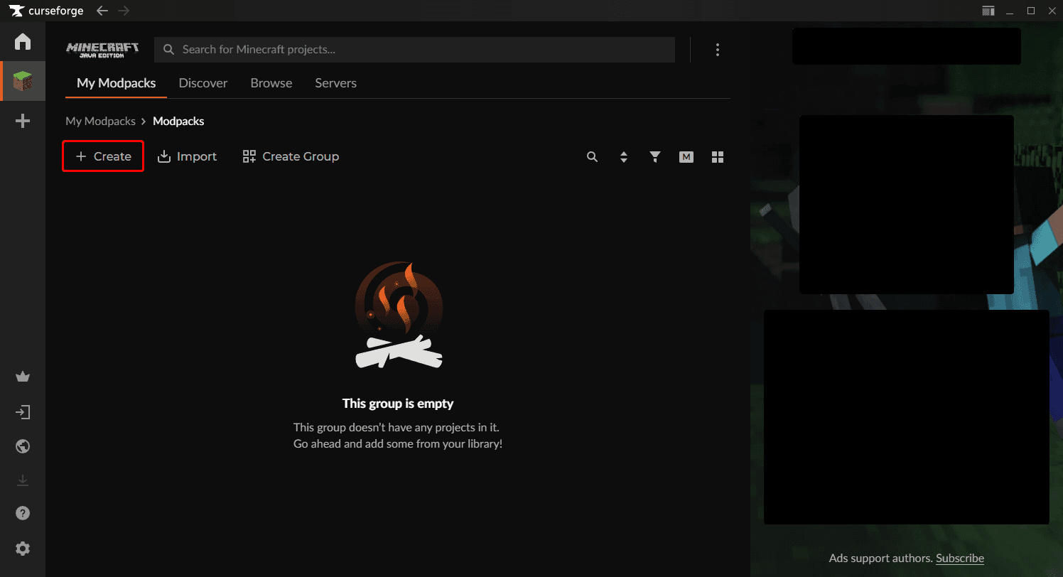 Make A Modpack Curseforge 3