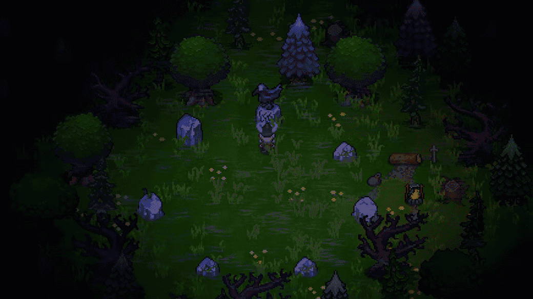 Hidden graveyard encounter in the Necesse Secrets Update