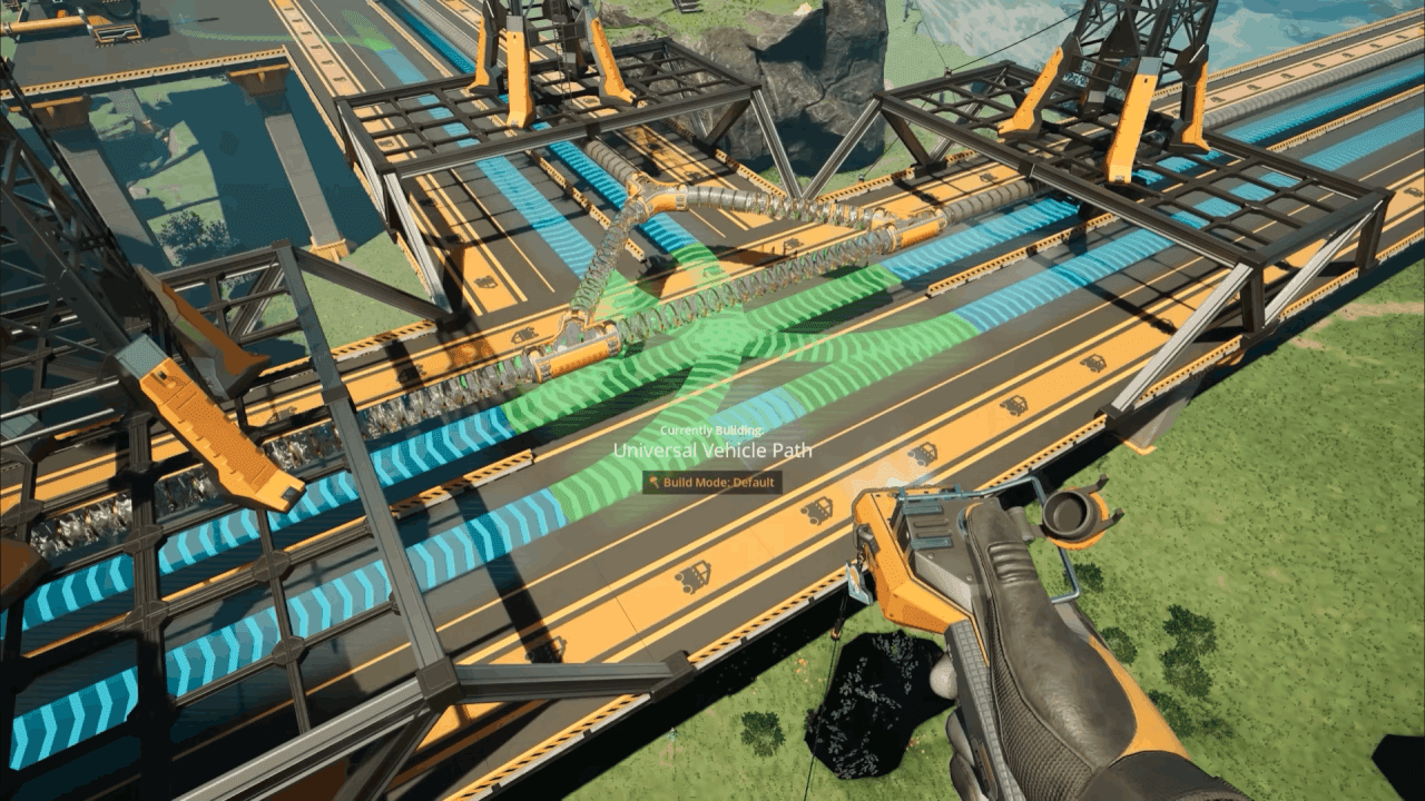 New truck pathing system in Satisfactory 1.2