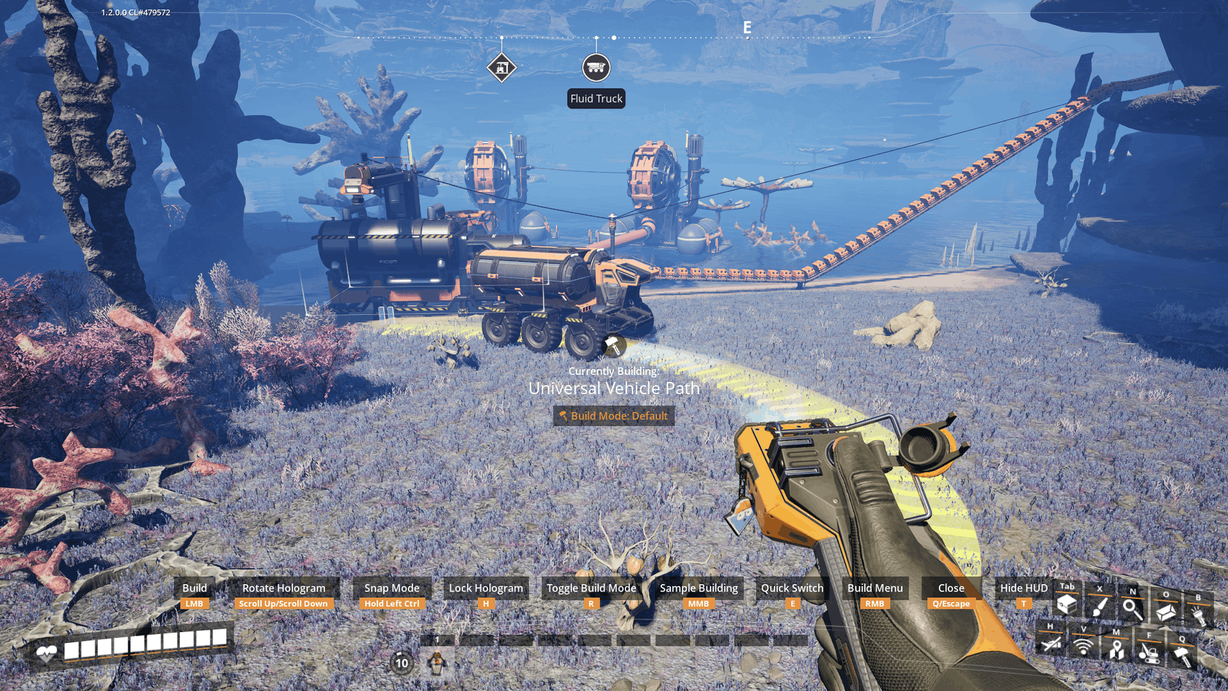 Satisfactory 1.2 fluid trucks and liquid transport