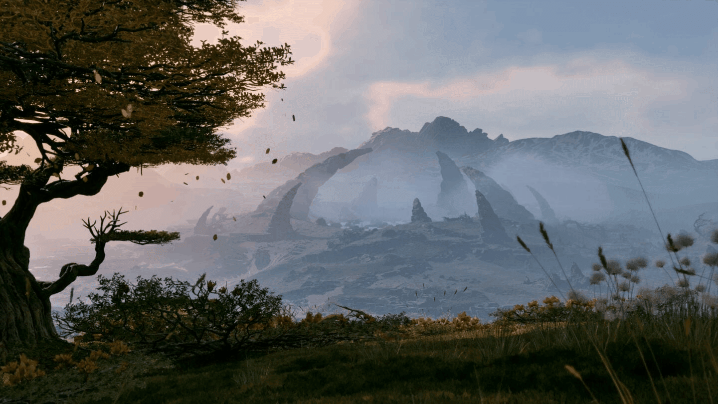 Exploring ruins in StarRupture