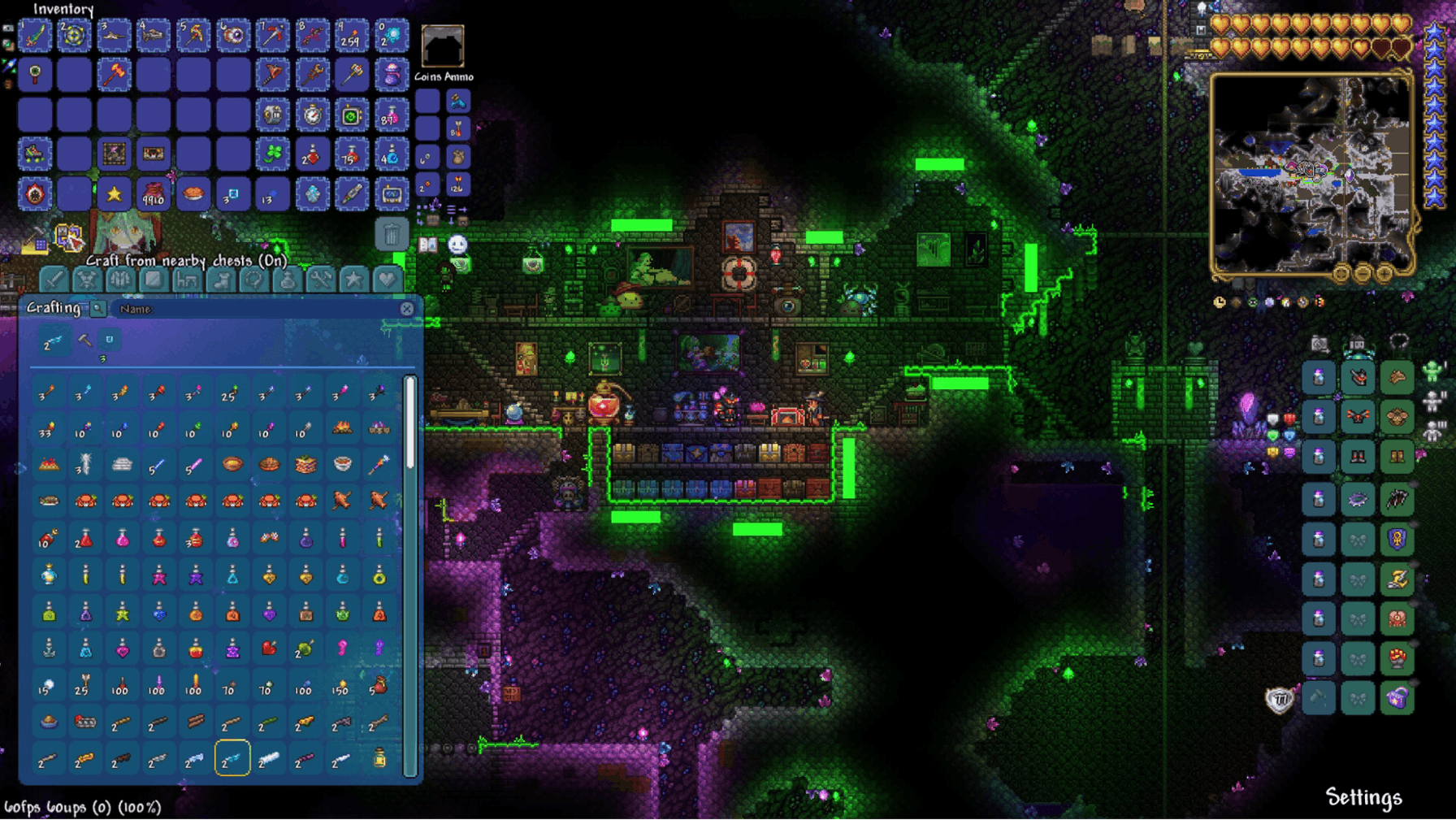 New crafting interface and inventory improvements