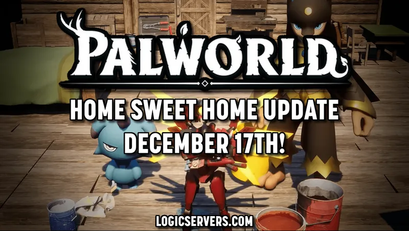 Palworld Home Sweet Home update - ULTRAKILL collab, colour tools, 1.0 tease
